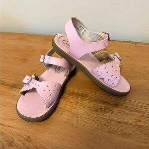 Footmates Pink Sandals with Velcro strap